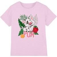 Moana Girl's Pua Island T-Shirt Light Pink | Size: 12-13 Years