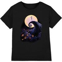 The Nightmare Before Christmas Poster Kids T-Shirt Black | Size: 7-8 Years