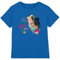 Disney Princess Cinderella, Jasmine Making Every Dream Count kids t-shirt in Royal | Size: 5-6 Years