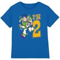 Disney Toy Story Birthday Buzz I'm 2 kids t-shirt in Royal | Size: 5-6 Years