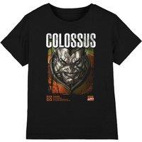 X-Men Colossus Info Kids T-Shirt Black | Size: 3-4 Years