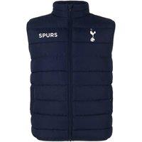 Tottenham Hotspur FC Boy's Kids Padded Gilet Body Warmer in Navy | Size: 6-7 Years