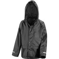 Result Core Stormdri Rain Over Jacket in Black | Size: 3-4 Years