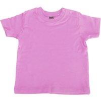 Babybugz Short Sleeve T-Shirt in Pale Pink | Size: 3-6 m