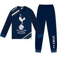 Tottenham Hotspur FC Boy's Kids Sublimation Long Pyjamas in Navy | Size: 7-8 Years