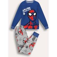 Brand Threads Boy's Spiderman Boys Pyjamas in Red | Size: 7-8 Years