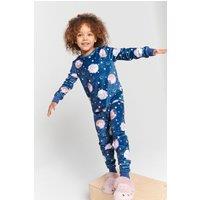 Brand Threads Girl's Frozen Twosie in Blue | Size: 4-5 Years