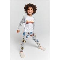 Brand Threads Boy's Hot Wheels Long Sleeve Pyjama Set | Size: 4-5 Years