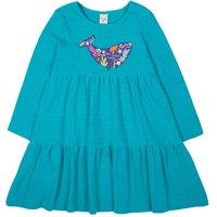 Frugi Girl's Merryn Dress in Teal | Size: 2-3 Years