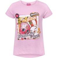 Shopkins Girl's Short Sleeved T-Shirt | Pink | Official Merch | Size: 3-4 Years