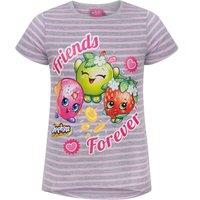 Shopkins Girl's Foreve Short Sleeved T-Shirt | Girls Pink | Official Merch | Size: 3-4 Years