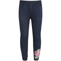 Shopkins Girl's Leggings | Navy | Official Merch in Blue | Size: 5-6 Years