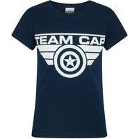 Marvel Girl's Kids Short Sleeved T-Shirt (Blue) in Blue | Size: 7-8 Years