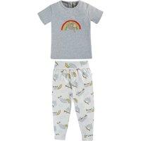 Frugi Frankie Summer Outfit in Grey | Size: 0-3 m