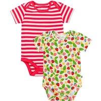 Frugi Super Special 2 Pack Short Sleeve Body | Size: 0-3 m
