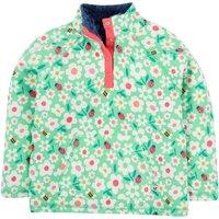 Frugi Girl's Snuggle Fleece in Green | Size: 3-4 Years