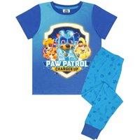 Paw Patrol Boy's Short Sleeve Long Leg Pyjama Set | Boys Blue | Official | Size: 2-3 Years