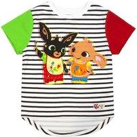 Bing Bunny Short Sleeved T-Shirt | White | Official Merch | Size: 18-24 m