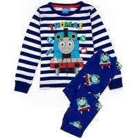 Thomas & Friends Boy's Short Sleeve Short Leg Pyjama Set | Blue | Official Merch | Size: 18-24 m