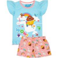 Hey Duggee Girl's Short Sleeve Short Leg Pyjama Set | Blue | Official Merch | Size: 2-3 Years