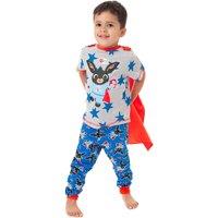 Bing Bunny Short Sleeve Long Leg Pyjama Set | Grey | Official Merch | Size: 18-24 m