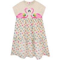Harry Bear Girl's Tropical Flamingo Dress in Pink | Size: 2-3 Years