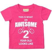 60 SECOND MAKEOVER This is What An Awesome 2 Year Old Looks Like Pink T-Shirt | Size: 2-3 Years