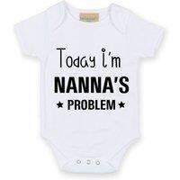 60 SECOND MAKEOVER Today I'm Nanna's Problem Short Sleeve in White | Size: 12-18 m