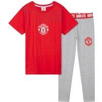 Manchester United FC Boy's Sleepwear Short Sleeve Pyjama Set | Size: 13-14 Years