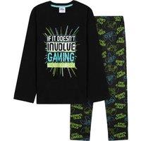 CityComfort Boy's Pyjama Set in Black | Size: 11-12 Years