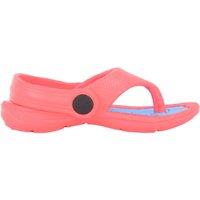 ABSOLUTE FOOTWEAR Boy's Childrens Infants Summer Slingback Beach Pool Flip Flops Sandals in Pink | Size: Infant 5