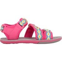 ABSOLUTE FOOTWEAR Girl's Childrens Summer Holiday Touch & Close Gladiator Sandals Shoes in Pink | Size: Infant 12