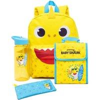 Baby Shark 4 Piece Backpack Set | Unisex Kids Multicoloured
