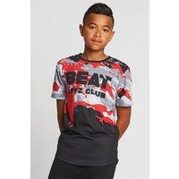 Beat Boyz Club Boy's 'Shredder' Camo T-Shirt in Black | Size: 9-10 Years