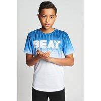 Beat Boyz Club Boy's 'Volley' Stripe T-Shirt in Cobalt | Size: 7-8 Years