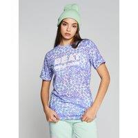 Beat Girlz Club Girl's 'Fresh' Allover Print T-shirt in Lilac | Size: 3-4 Years