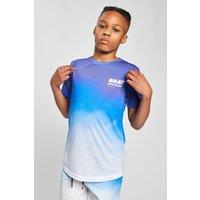 Beat Boyz Club Boy's 'Dip Dye' Fade T-Shirt in Cobalt | Size: 9-10 Years