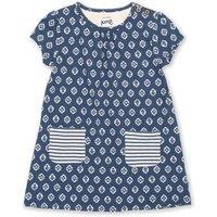Kite Girl's Fleur Dress in Navy | Size: 6-9 m