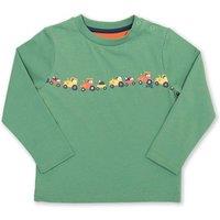 Kite Boy's Tractor Trail T-Shirt in Green | Size: 3-6 m