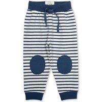 Kite Boy's Stripy Joggers in Navy | Size: 0-3 m
