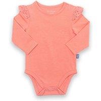 Kite Girl's Baby Broderie Bodysuit Salmon in Pink | Size: 0-3 m