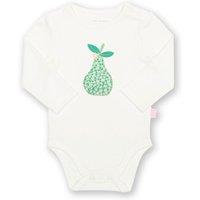 Kite Girl's Baby Pear-Fect Organic Cotton Bodysuit in Cream | Size: Newborn