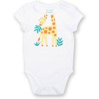 Kite Baby Hello Giraffe Organic Cotton Bodysuit in Cream | Size: 9-12 m