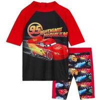 Disney Boy's Lightning McQueen Swimming Costume 2 Piece Swim Set | Size: 4-5 Years