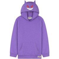 Pokemon Boy's Hoodie Long Sleeve Sweatshirt Hooded Top in Purple | Size: 11-12 Years