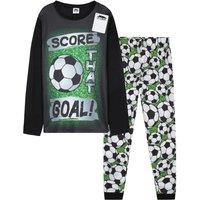 CityComfort Boy's Long Pyjama Set PJ Football Nightwear Comfy Soft Sleepwear | Size: 7-8 Years