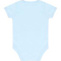 Larkwood Essential Short Sleeve Bodysuit in Pale Blue | Size: 12-18 m