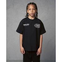 Kings Will Dream Boy's Studio Duo Line T-Shirt in Black | Size: 10-11 Years