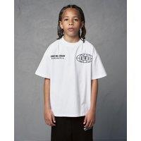 Kings Will Dream Boy's Studio Duo Line T-Shirt in White | Size: 10-11 Years