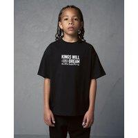 Kings Will Dream Boy's Studio Title T-Shirt in Black | Size: 10-11 Years